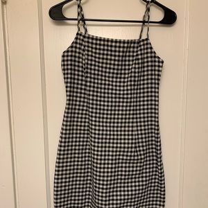 brandy melville gingham style dress